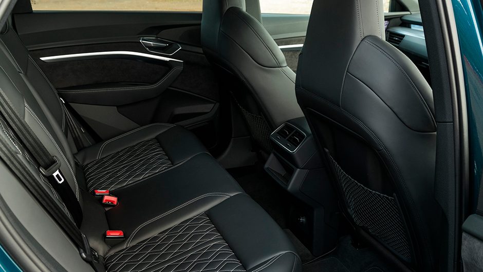 Audi e-tron 55 quattro rear seats