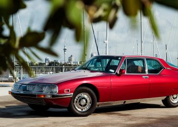 1972 Citroen SM front static through trees