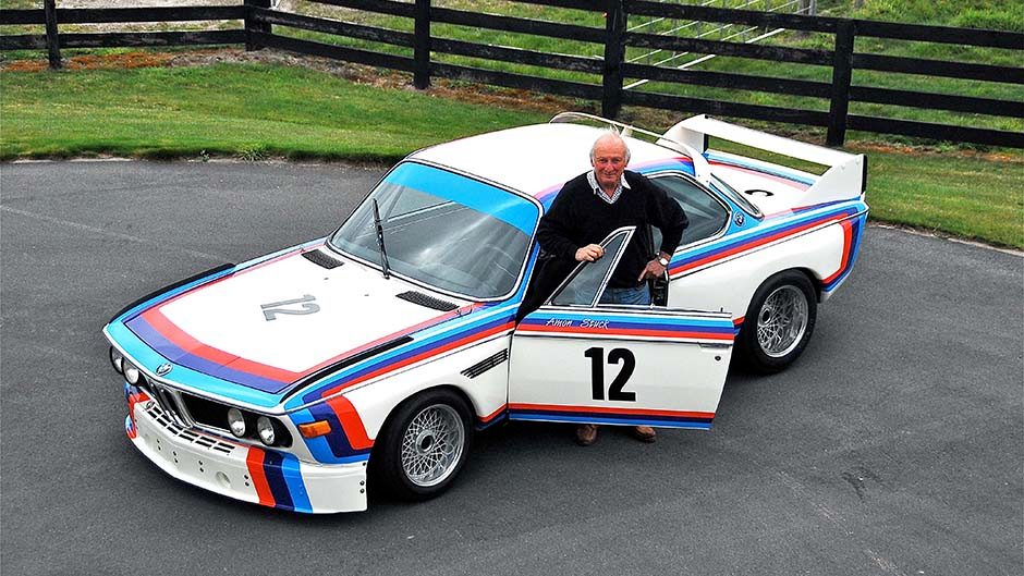 Chris Amon with BMW 3.0CSL