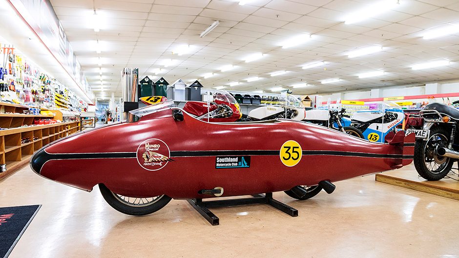 E Hayes and Sons musuem tour world's fastest Indian