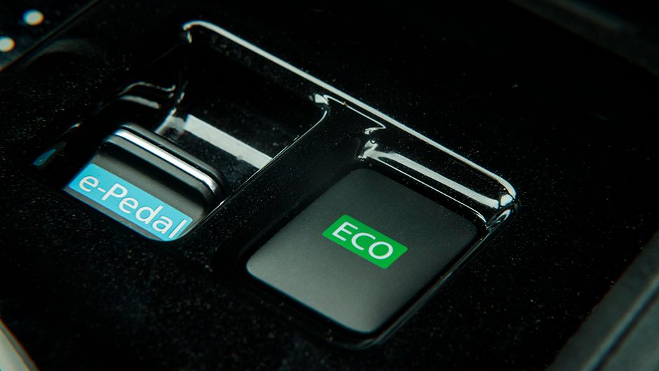 Nissan Leaf e-pedal button