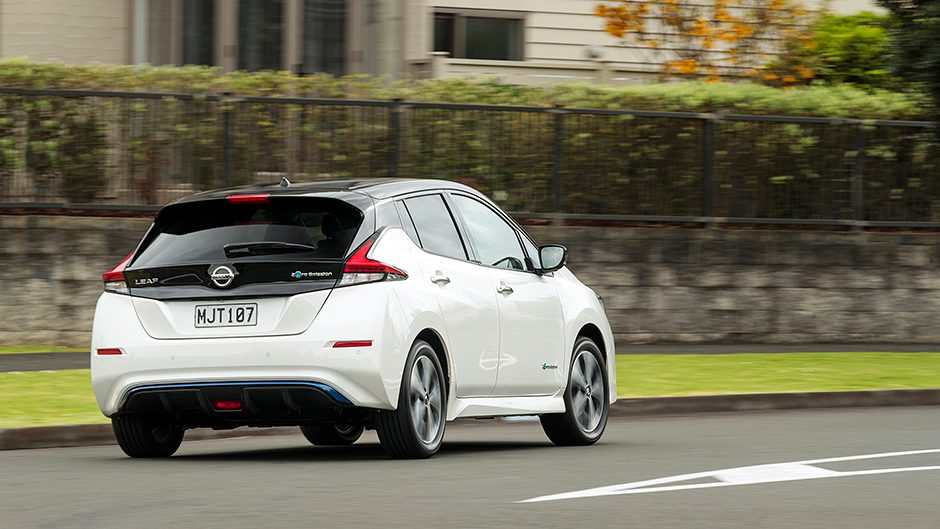 Nissan Leaf rear action