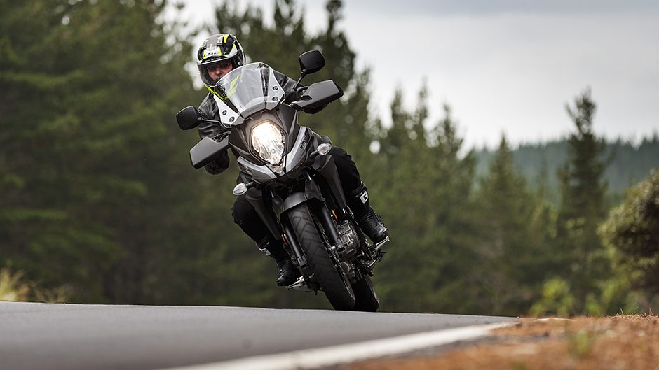 Suzuki V-Strom 650A road action