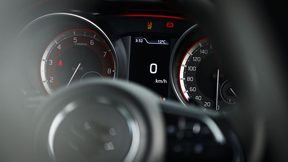 2020 Suzuki Swift Sport speedo