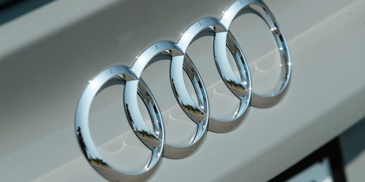Audi rings close up