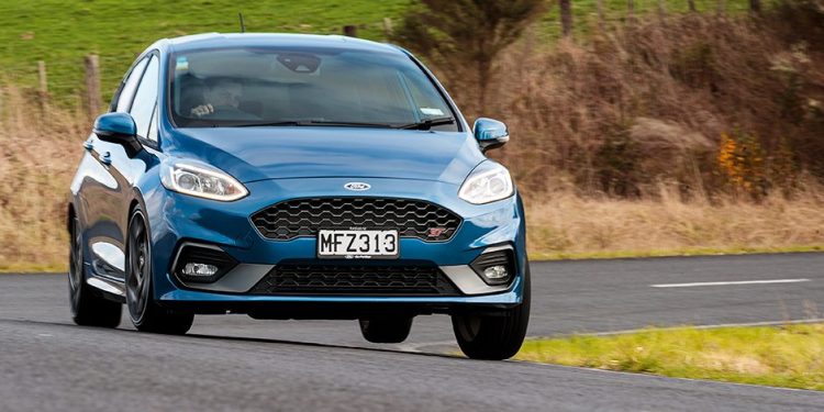 Ford Fiesta ST front view driving