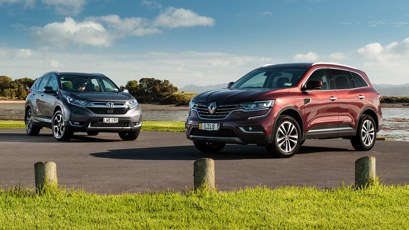 2019 Honda CR-V AWD Sensing vs Renault Koleos Intens comparison - NZ Autocar