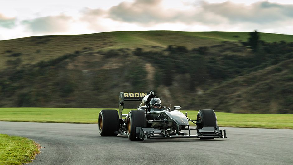 Rodin FZed driving around race track