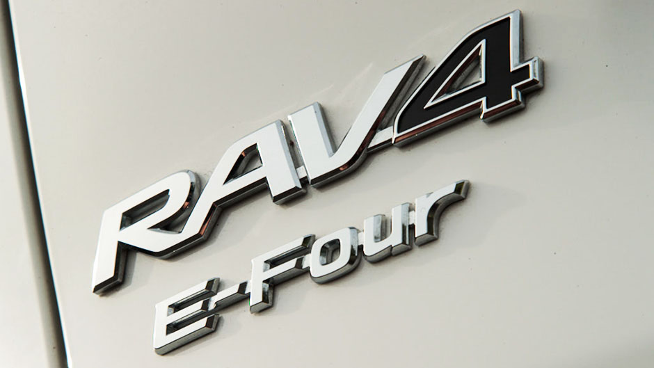 Toyota RAV4 Hybrid badge