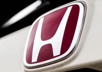 Honda logo close up