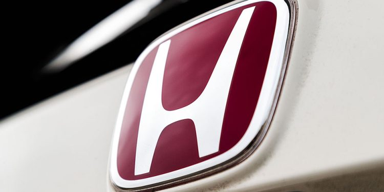 Honda logo close up