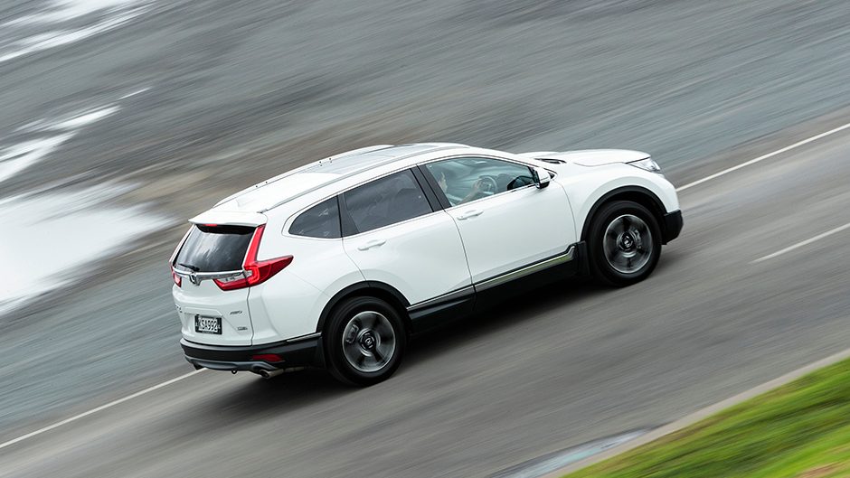 Honda CR-V on road