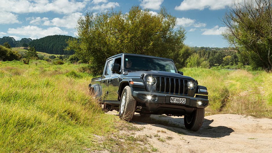2021 Jeep Gladiator Sport off roading