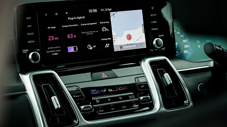 2021 Kia Sorento Plug-in Hybrid Premium screen