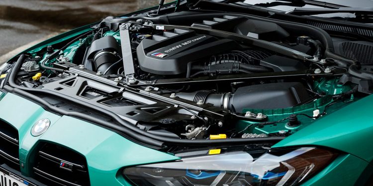 BMW M3 engine close up