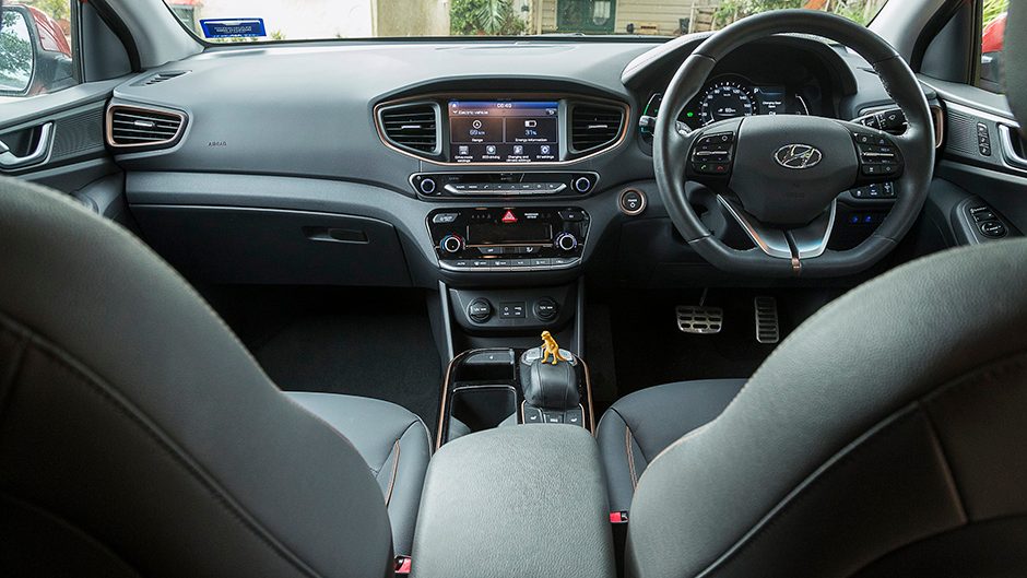 2017 Hyundai Ioniq EV interior