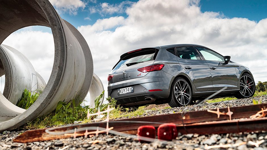 2017 Seat Leon Cupra rear static near pipe