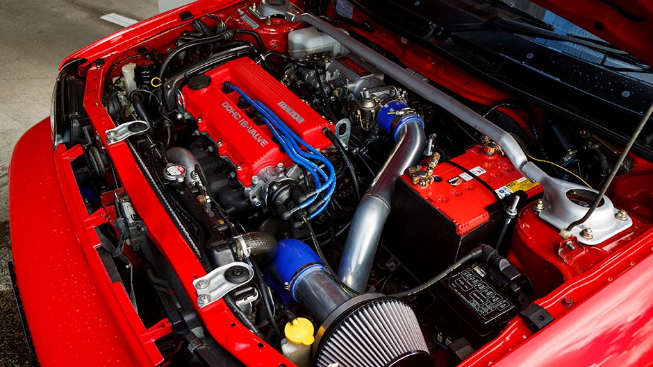 1992 Mazda Familia GT-R engine