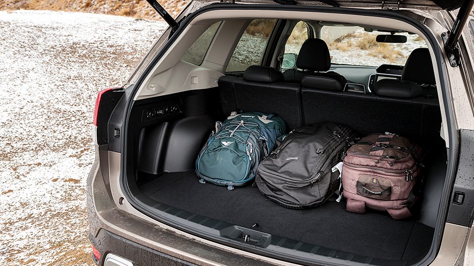 2018 Subaru Forester Premium boot space with bags