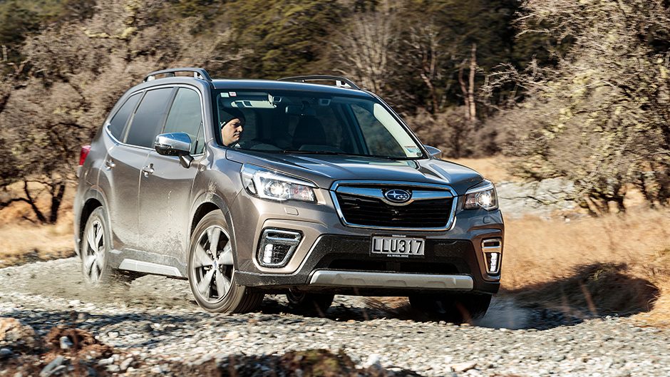 2018 Subaru Forester Premium driving on gravel