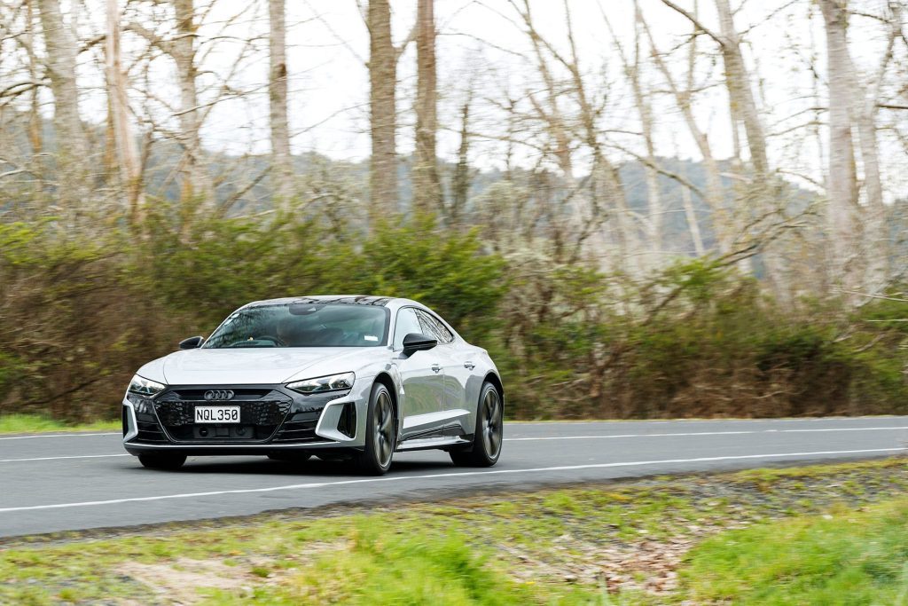 Audi RS e-tron GT wide front action