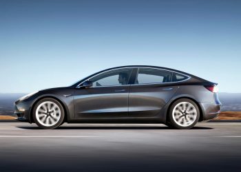 Tesla Model 3 side view