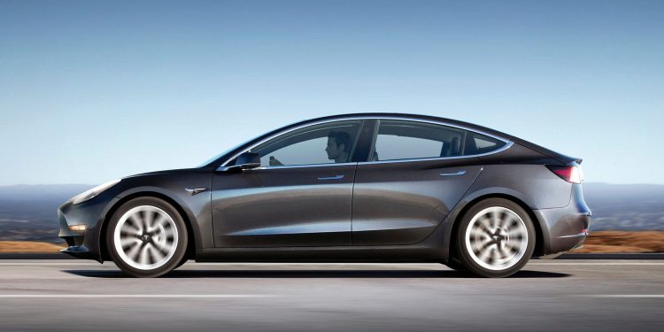 Tesla Model 3 side view