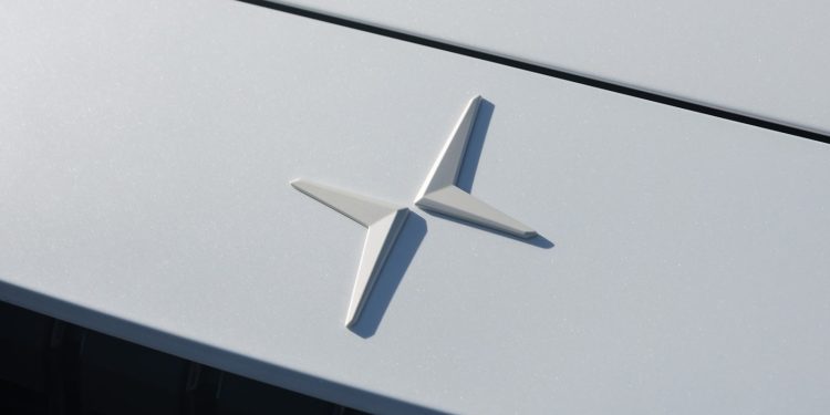 Polestar logo close up