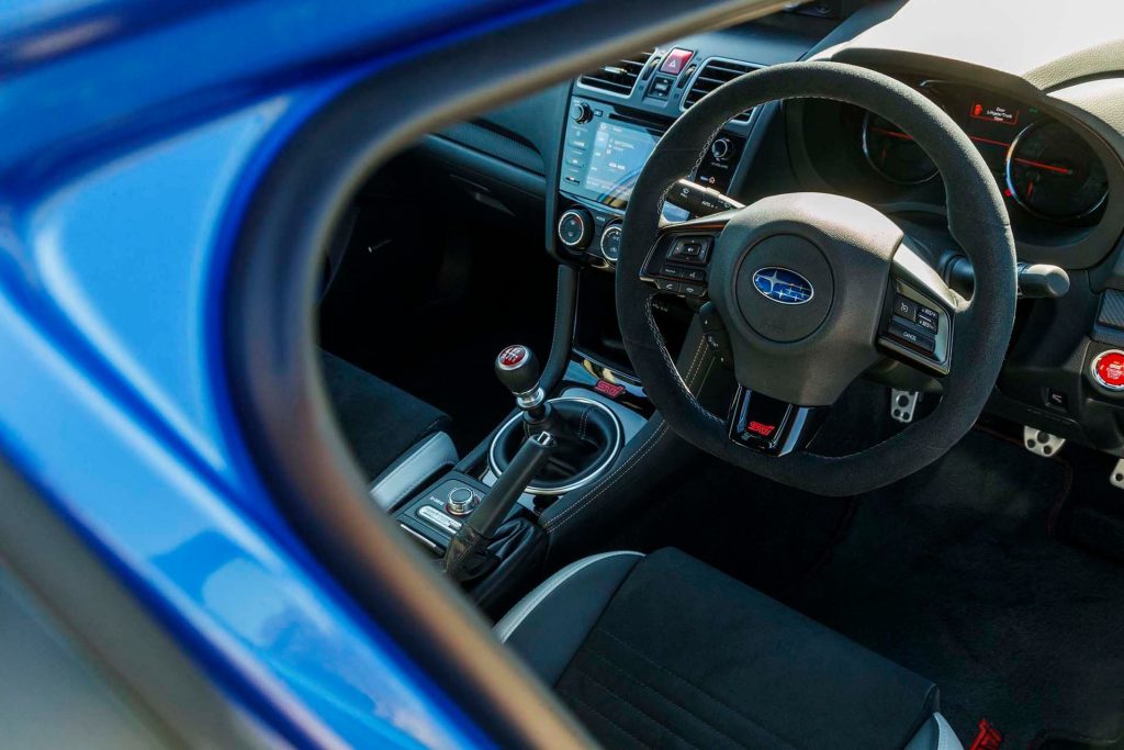 Subaru WRX STI Saigo interior