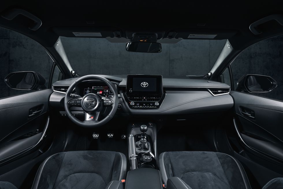 Toyota GR Corolla interior view