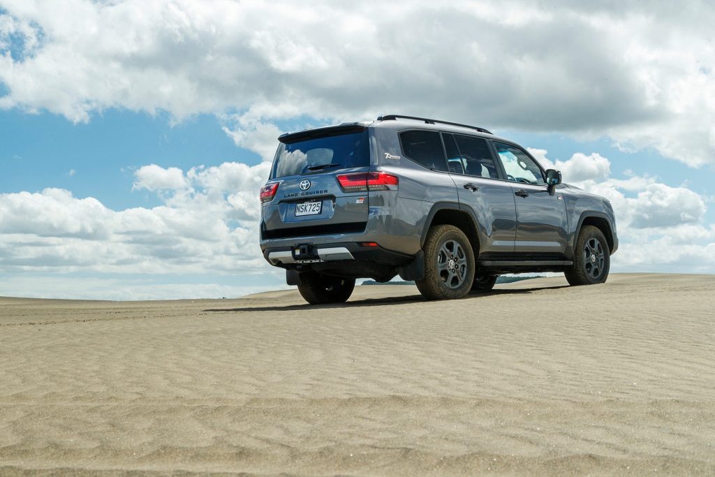 2021 Toyota Land Cruiser 300 GR Sport on dunes