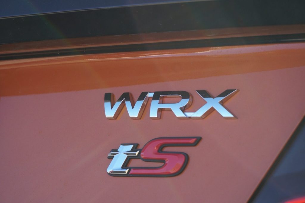 Subaru WRX badge