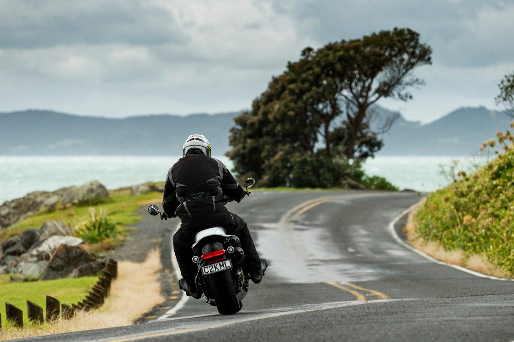 Harley Davidson Sportster S rear action