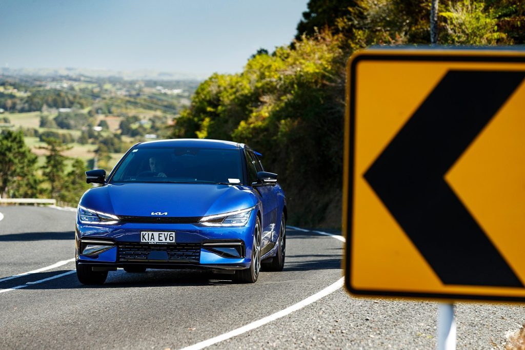 Kia EV6 GT-Line AWD front action