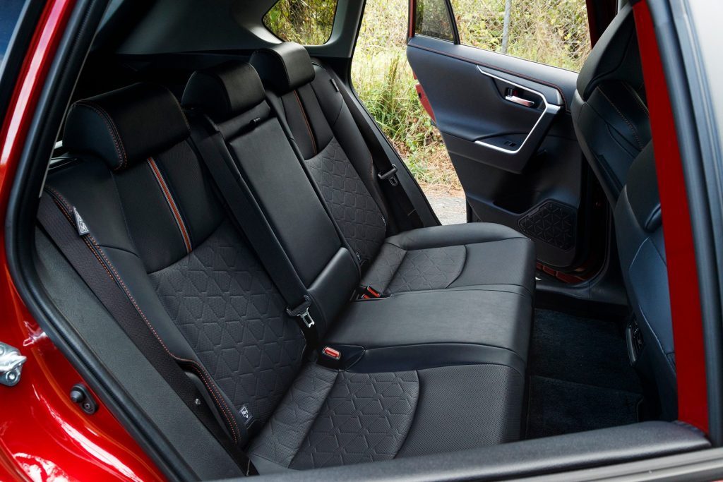 Toyota RAV4 Adventure Hybrid rear seats