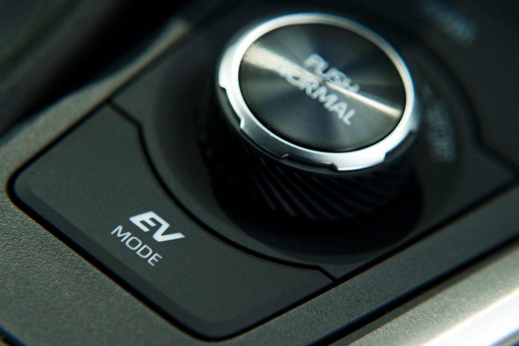 Toyota RAV4 Adventure Hybrid EV mode button