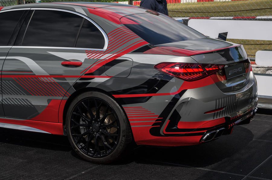 Mercedes-AMG C 63 Rear quarter of car