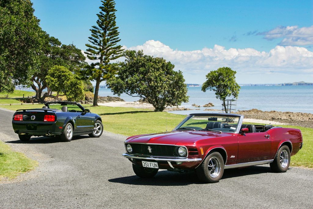 1970 & 2006 Mustang GT Convertibles group shot