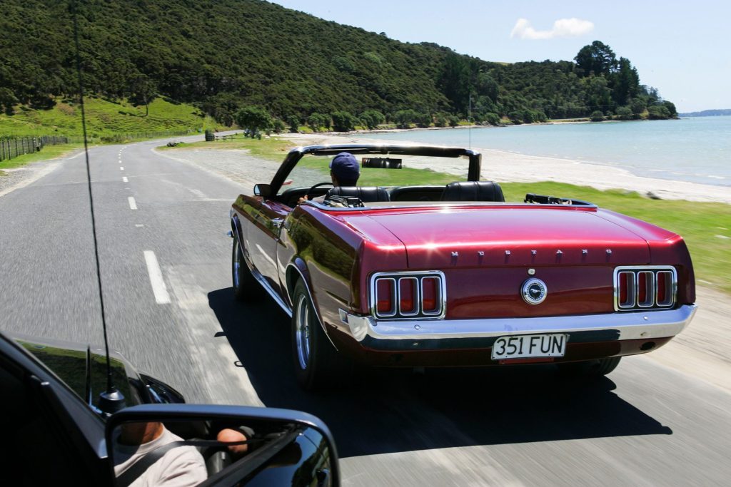 1970 Mustang GT Convertible rear action