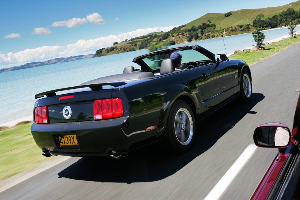 2006 Mustang GT Convertible rear action