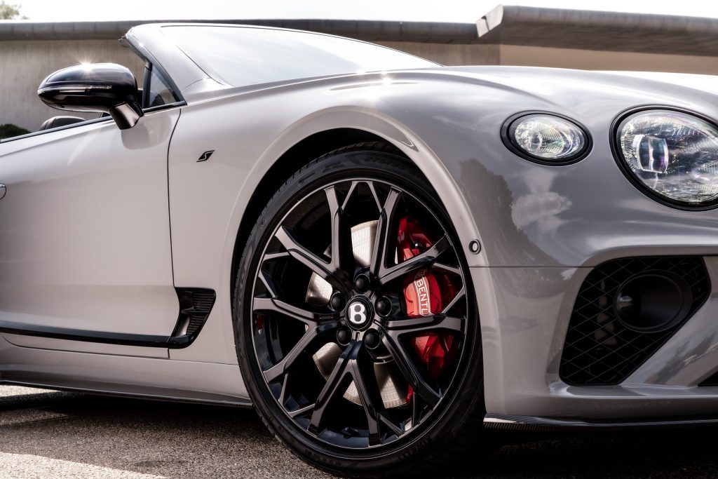 Bentley Continental wheel and brake