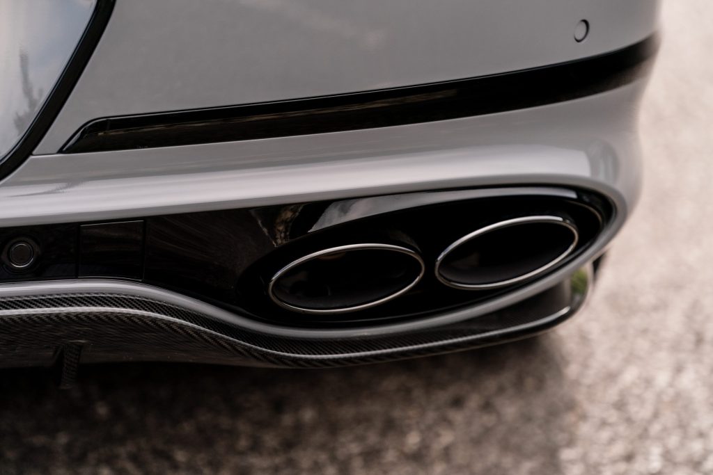 Bentley Continental exhaust pipes