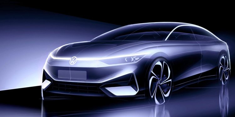 Volkswagen ID. Aero concept sketch front