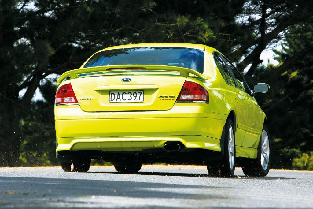 Ford Falcon XR6 Turbo rear action