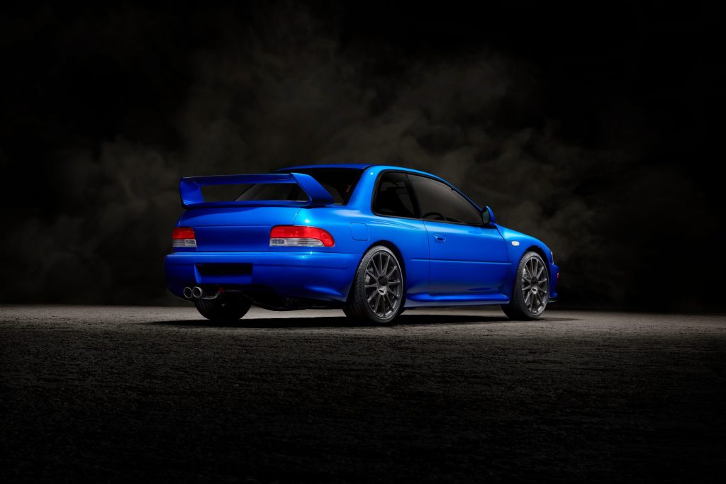 Prodrive Subaru Impreza restomod rear three quarters