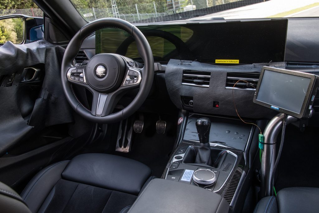 BMW M2 development interior view
