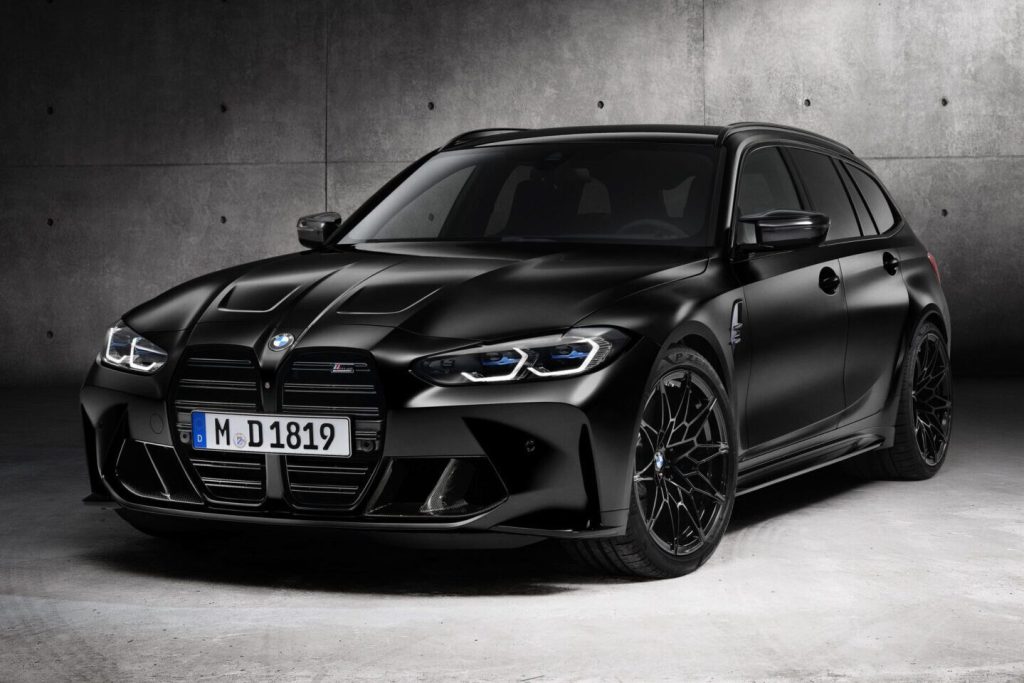 BMW M3 Touring front three quarter view
