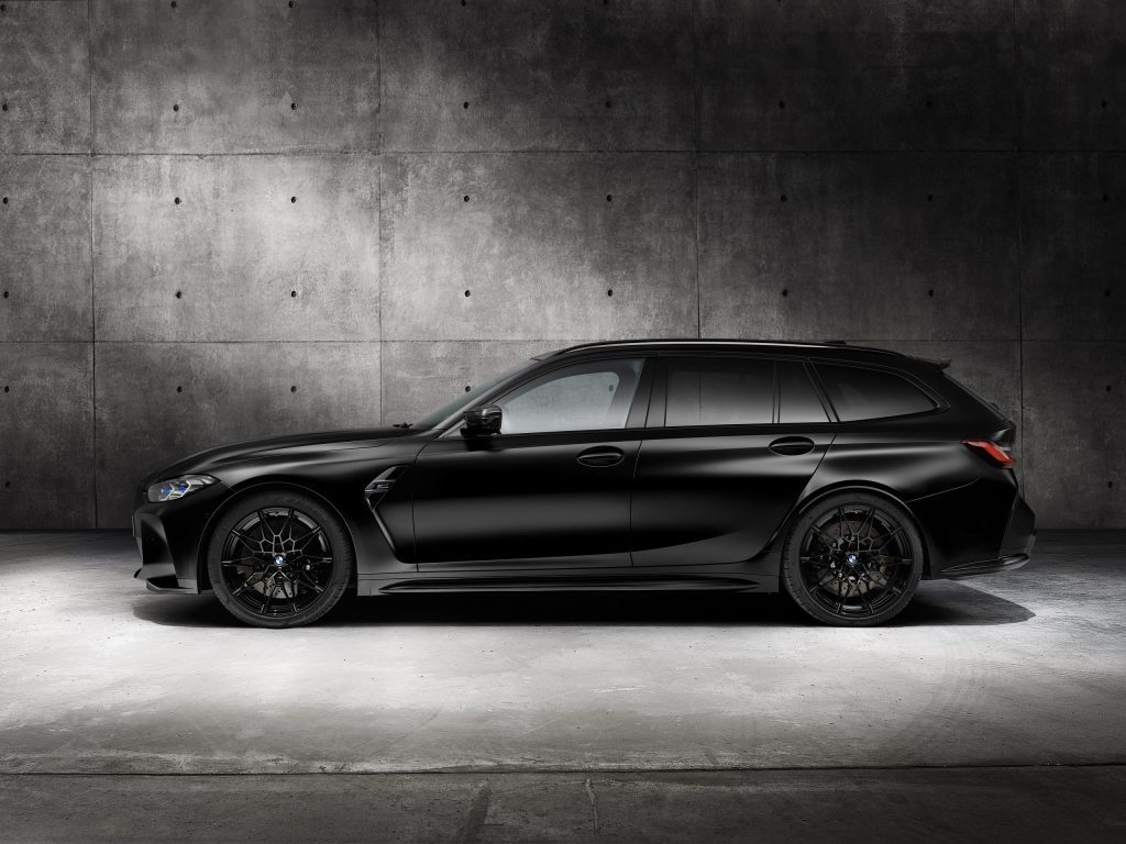 BMW M3 Touring side in studio