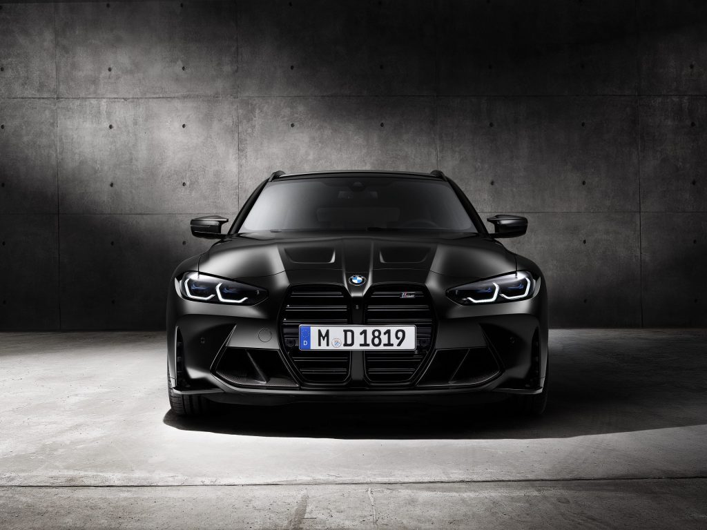 BMW M3 Touring front in studio