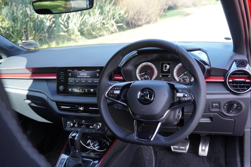 Skoda Fabia Monte Carlo interior